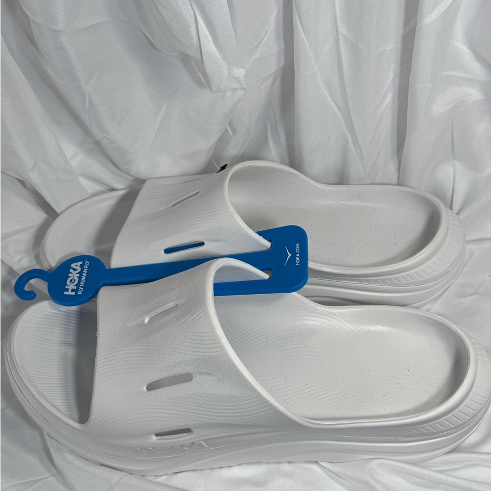 Hoka Ora Recovery Slide 3 White Scandals